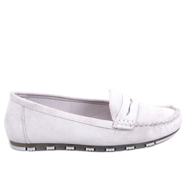 BM Anaya Graue Wildlederloafer für Damen