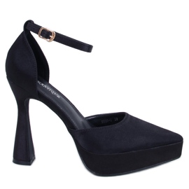 BM Plateaupumps Carlie Black schwarz