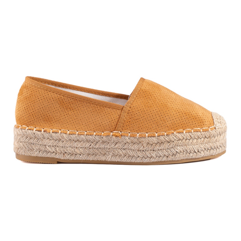 Espadrilles aus Wildleder für Damen Shelovet camel braun