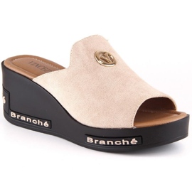Vinceza W 10907 Keilsandalen beige