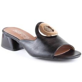 Elegante Sandalette Jezzi W ASA214-1 schwarz