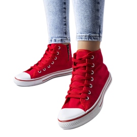 Rote Stiefeletten von Alaine