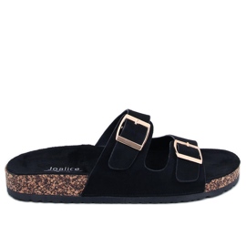 BM Byrd Schwarze Korkhausschuhe