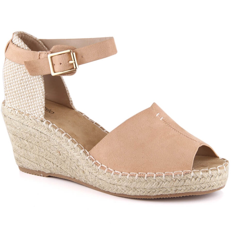Damen-Espadrilles eVento 4576 Keilsandalen beige