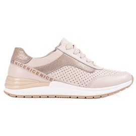Beige Sportschuhe für Damen von Shelovet