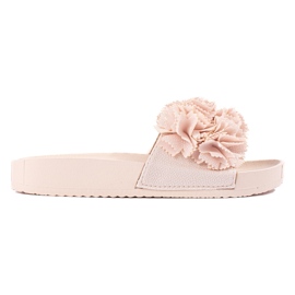 Beige Plateausandalen von Shelovet