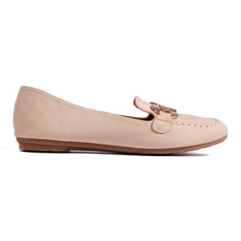 Bequeme beige Wildleder-Loafer von Shelovet