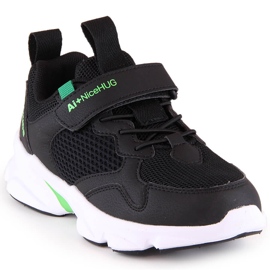 Atletico Kinder Sportschuhe mit Klettverschluss schwarz AbcKids B012310219