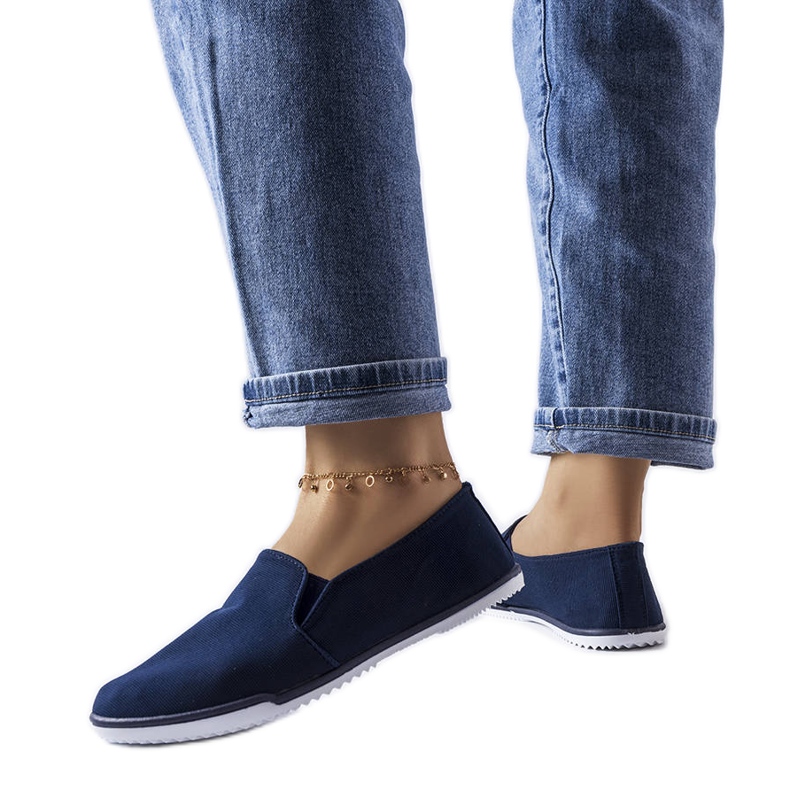 Marineblaue elastische Turnschuhe von Gaulin