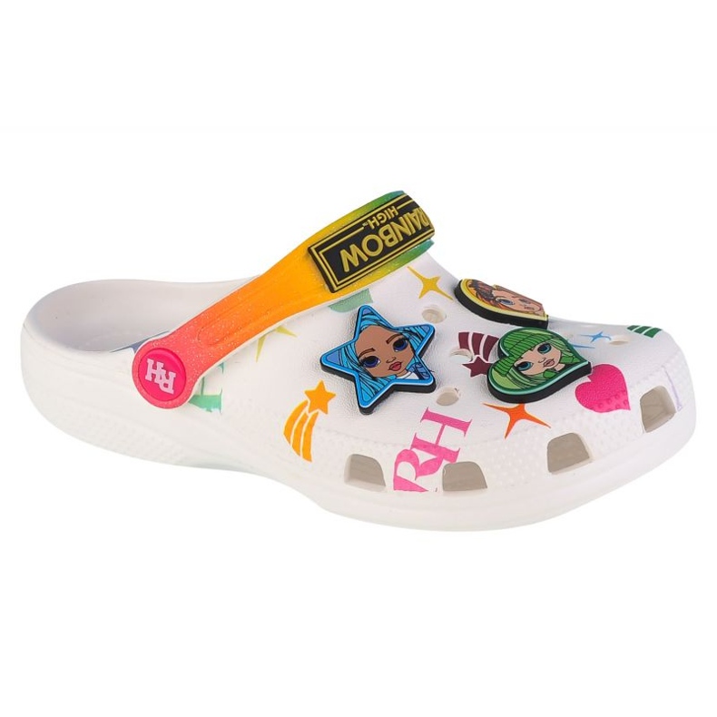 Crocs Classic Rainbow High Kinder Clog 208117-90H weiß
