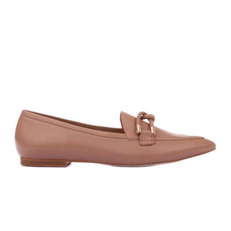 Marco Shoes Verzierte Loafer beige