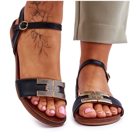 Damensandalen S.Barski KV-5541-37 Schwarz