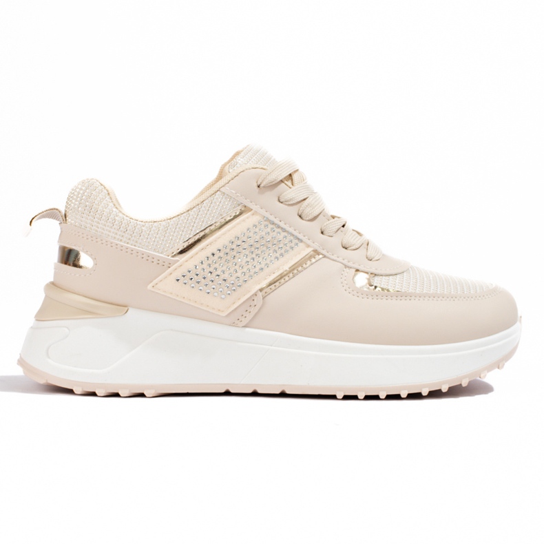 Beige Turnschuhe für Damen von Shelovet