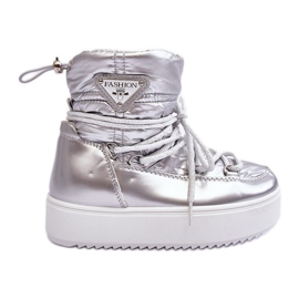 Isolierte Kinder-Schneestiefel Silber Colina