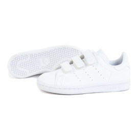Adidas Stan Smith FX7535 weiße Sportschuhe mit Klettverschluss