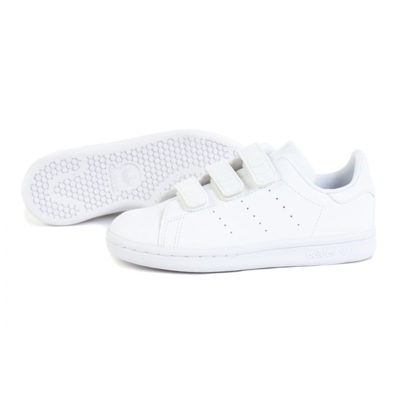Adidas Stan Smith FX7535 weiße Sportschuhe mit Klettverschluss