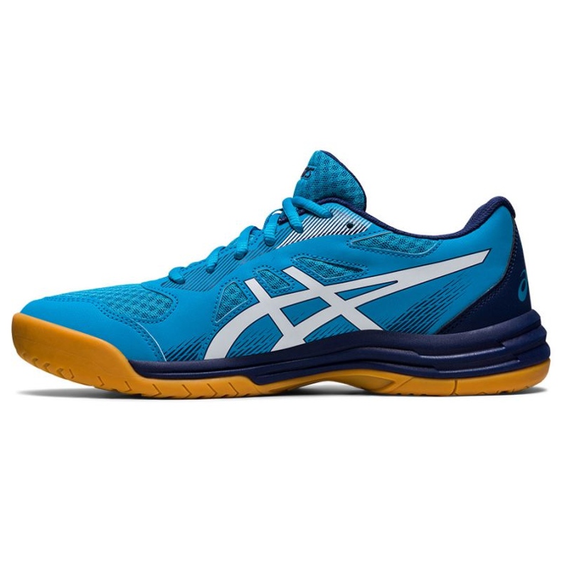 Asics Upcourt 5 M 1071A086 402 Volleyballschuhe blau blau