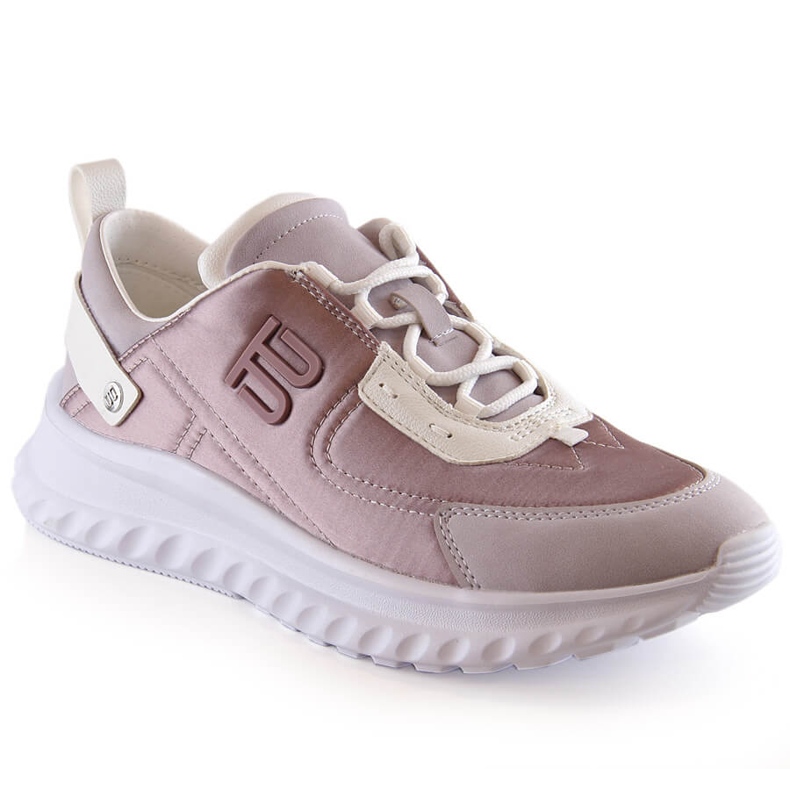 Bugatti Bequeme Sportschuhe für Damen auf der Plattform Bagatti LL293057 rosa