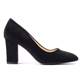 Schwarze Pumps mit Absatz für Damen von Shelovet