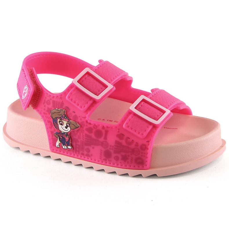 Bequeme rosa Sandalen für Mädchen Paw Patrol Zaxy JJ385015 07GR21BR