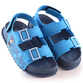 Bequeme Kindersandalen duftend blau Paw Patrol Zaxy JJ385017 07GR21BR