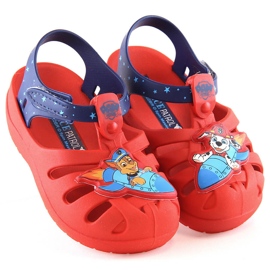 Bequeme Kindersandalen duftend rot Paw Patrol Zaxy JJ385044 01GR22BR