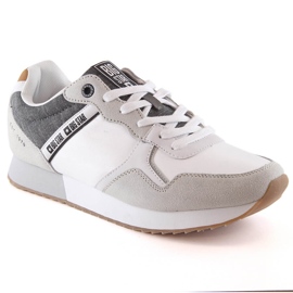 Leder Herren Sportschuhe bequem weiß Big Star JJ174144