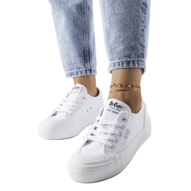 Lee Cooper LCW-23-31-1785L weiße Turnschuhe