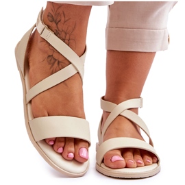 Big Star Ankle Sandalen LL274A161 Beige