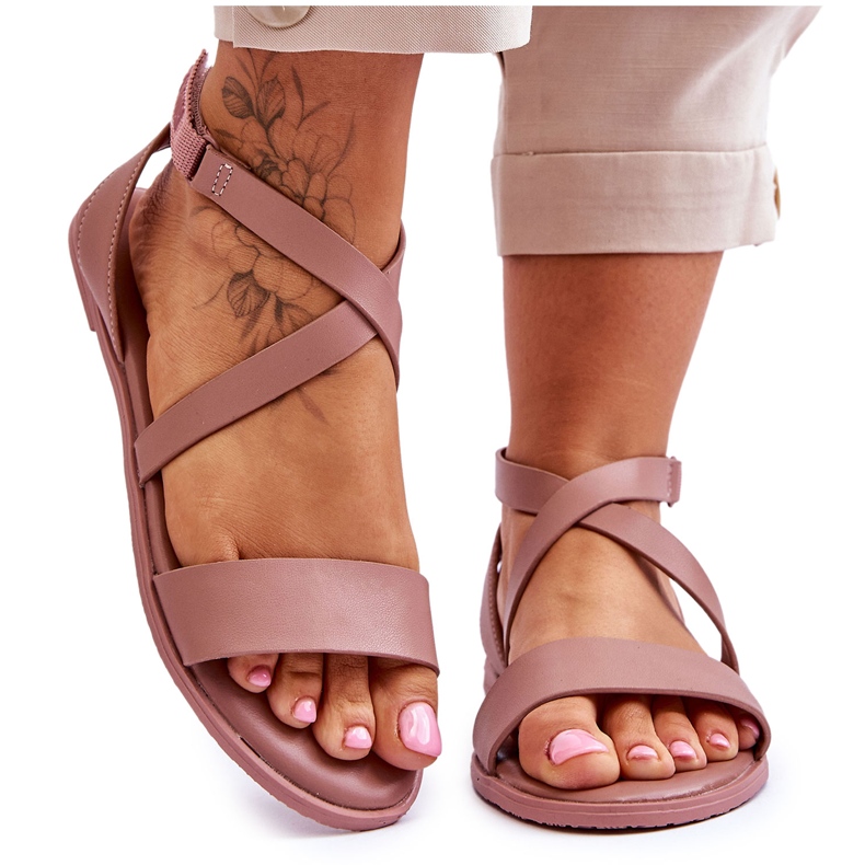 Big Star Ankle Sandalen LL274A163 Nude rosa