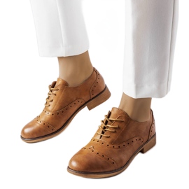 Braune Schuhe LS5379 Taupe