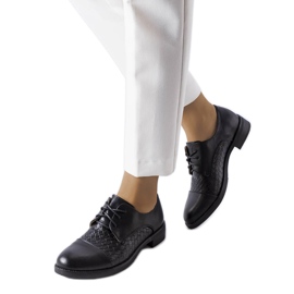 Schwarze Schuhe LS5379 Schwarz