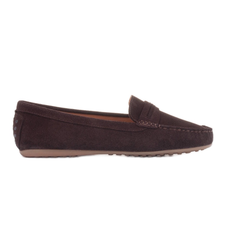 Marco Shoes Wildleder-Loafer braun