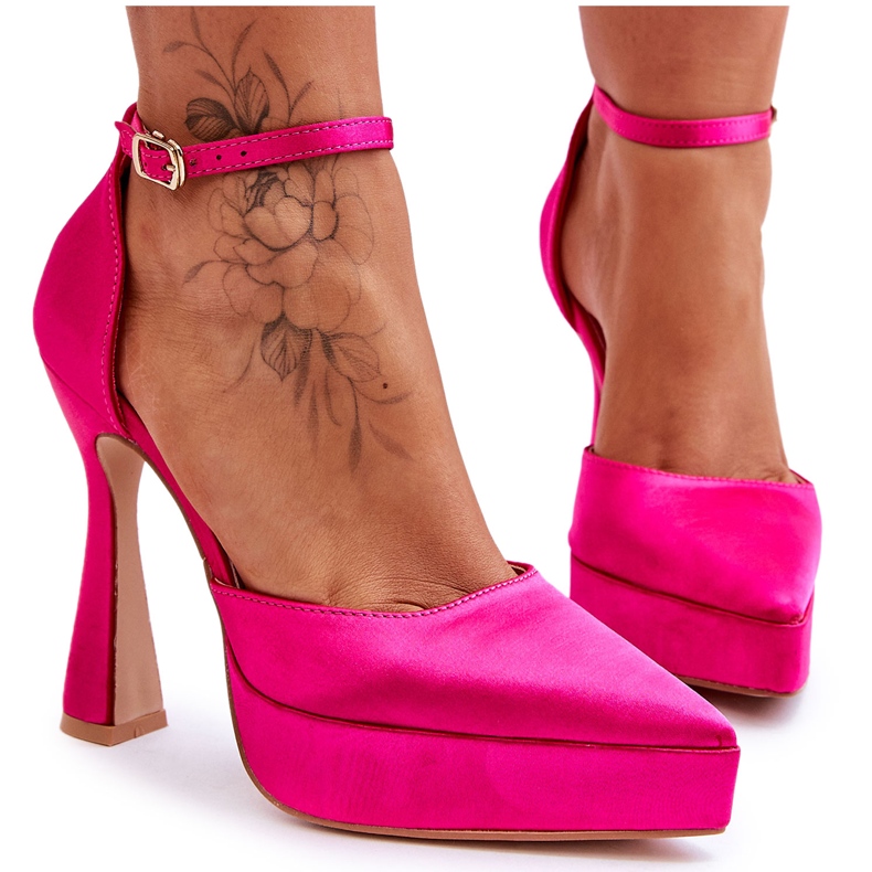 Modische High Heel Pumps Fuchsia Madness rosa