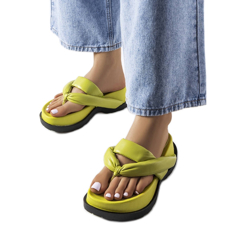 Grüne Plateausandalen von Lachapelle