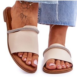 Elegante Flat Heels Beige Termen