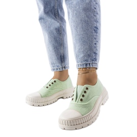 Walton grüne elastische Turnschuhe