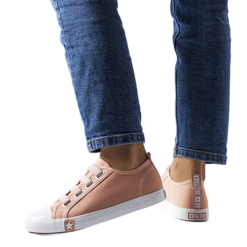 Rosa Slip-on-Sneakers von Big Star HH274096