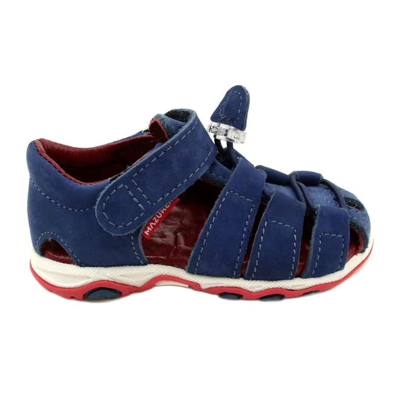 Ledersandalen Jungen Mazurek 1364 Marineblau
