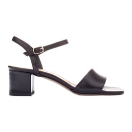 Marco Shoes Sandalen mit Midi-Absatz schwarz