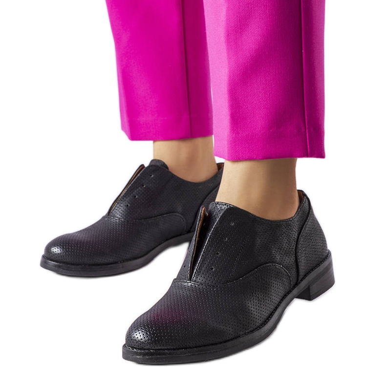 Schwarze Schuhe LS5379 Schwarz