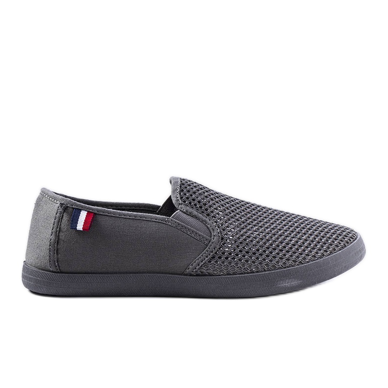 Graue durchbrochene Herrensneaker von Garibaldi