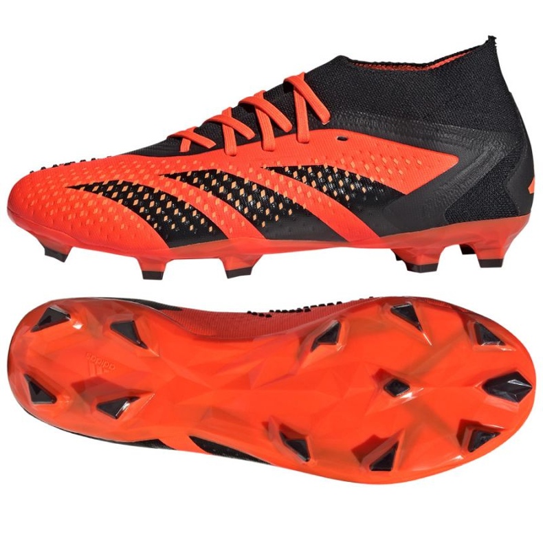 Adidas Predator Accuracy.2 Fg M GW4587 Fußballschuhe orange orangen und rottöne
