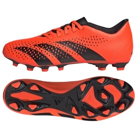 Adidas Predator Accuracy.4 Fg M GW4603 Fußballschuhe orange orangen und rottöne