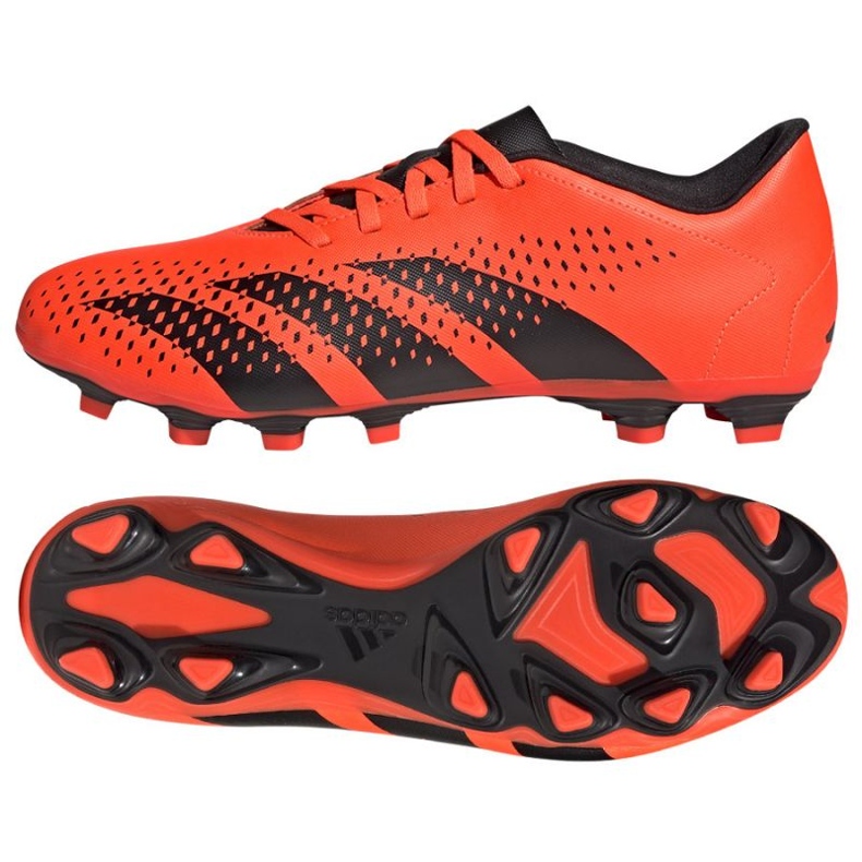 Adidas Predator Accuracy.4 Fg M GW4603 Fußballschuhe orange orangen und rottöne
