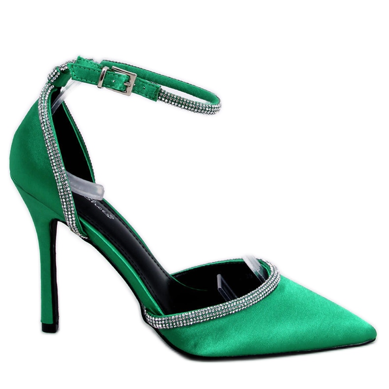 High Heel Pumps mit Zirkonia Conway Green grün
