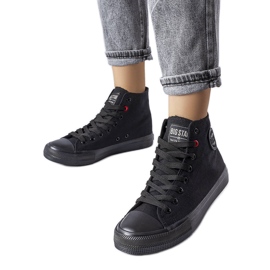 Schwarze Stiefeletten Big Star T274033