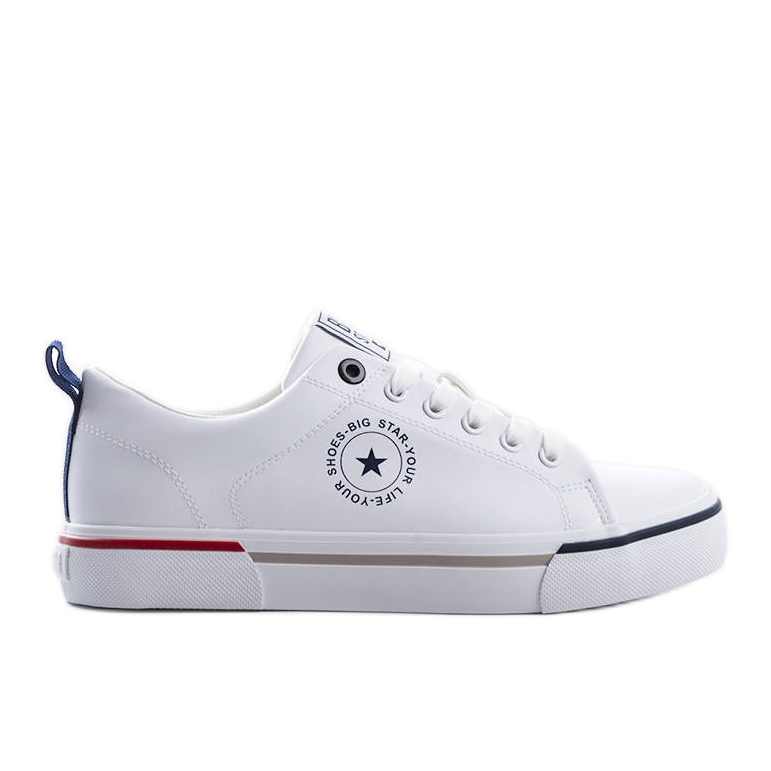 Weiße Turnschuhe Big Star LL174209