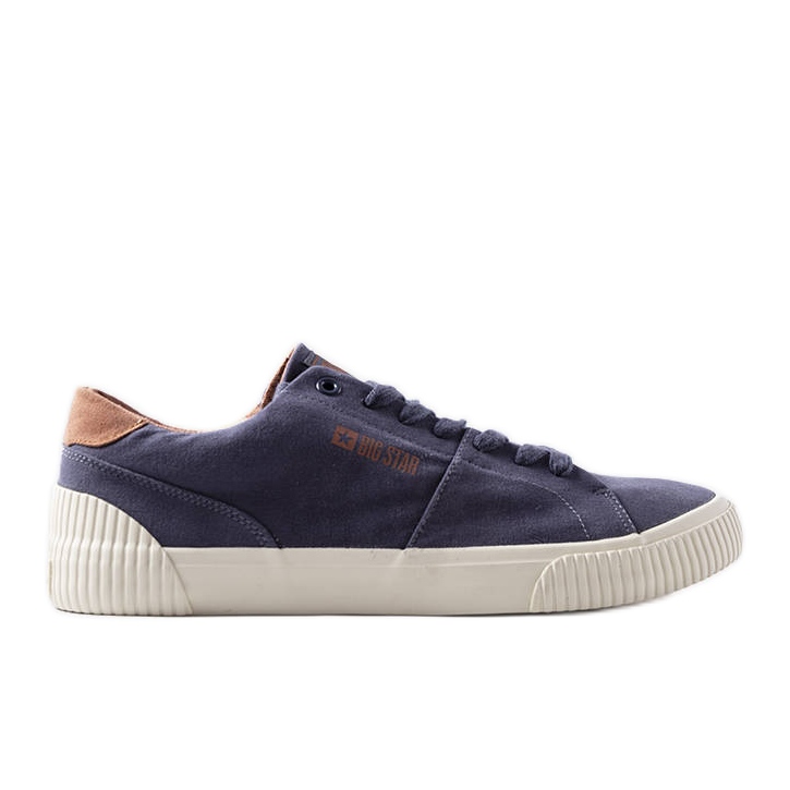 Marineblaue Herren-Sneaker Big Star LL174011