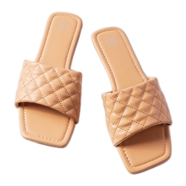 Rosa elegante Hausschuhe mit Steppung von Labrie